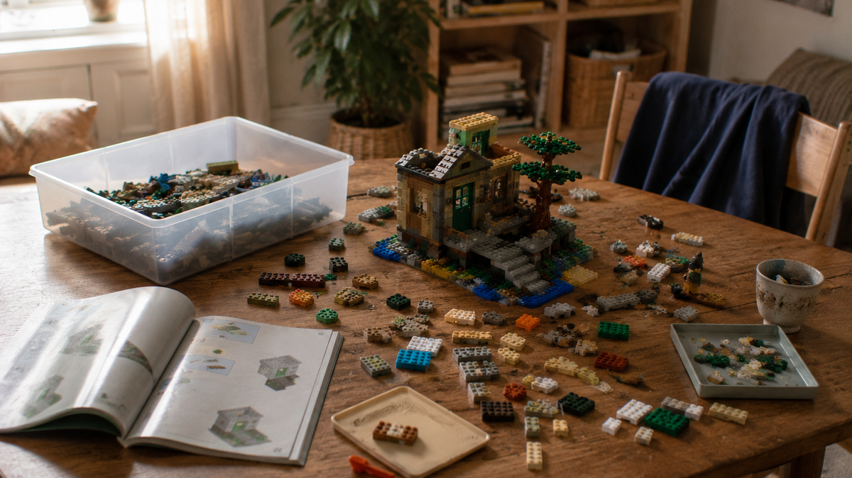 Setting Up A Play Space For Construction Sets