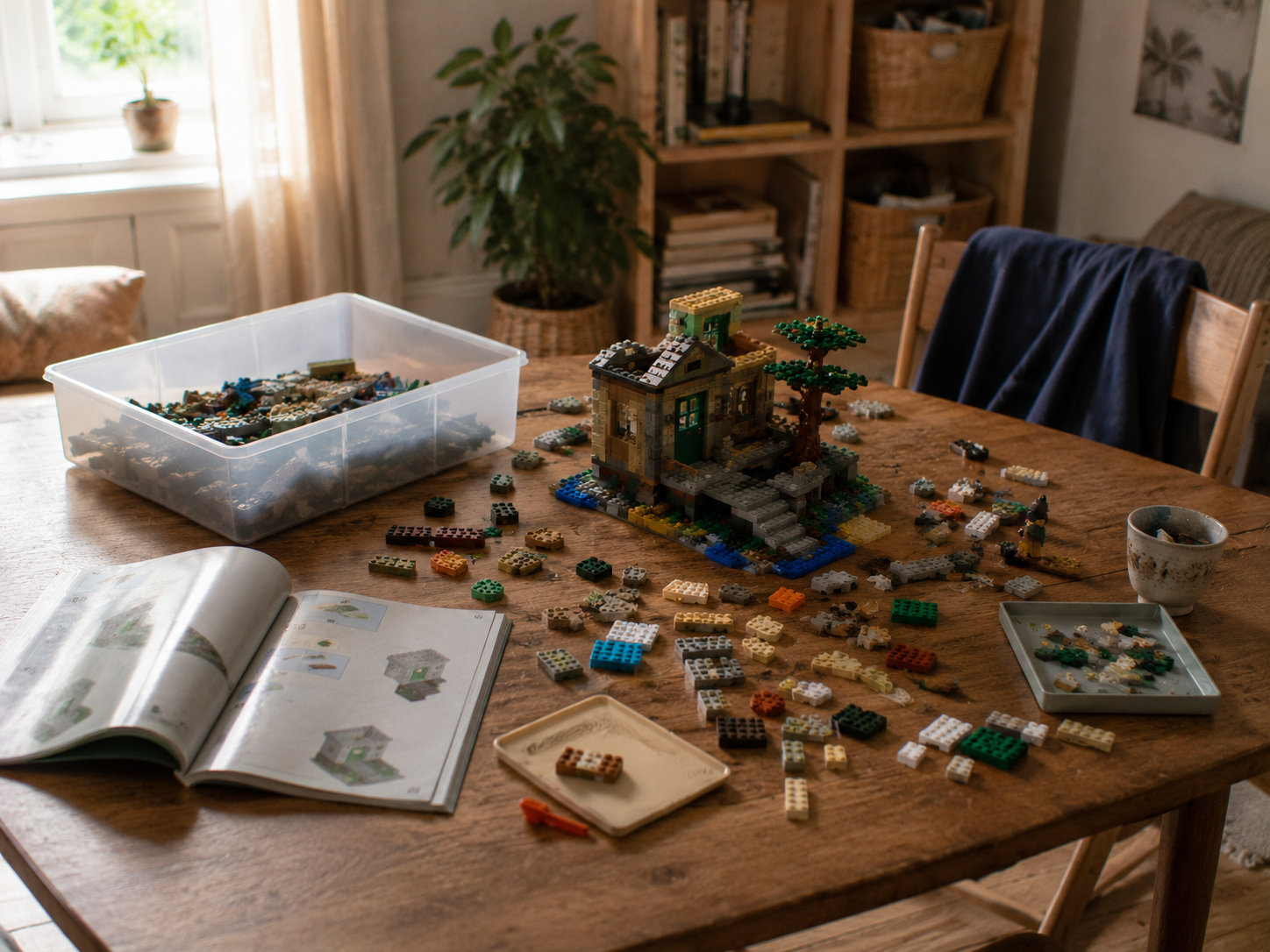 Setting Up A Play Space For Construction Sets