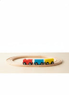 Wooden Train Track Set
