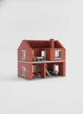 Miniature Brick House Set
