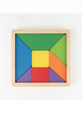 Wooden Tangram Geometric Puzzle