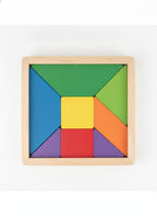 Wooden Tangram Geometric Puzzle