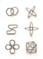 Metal Wire Puzzle Set